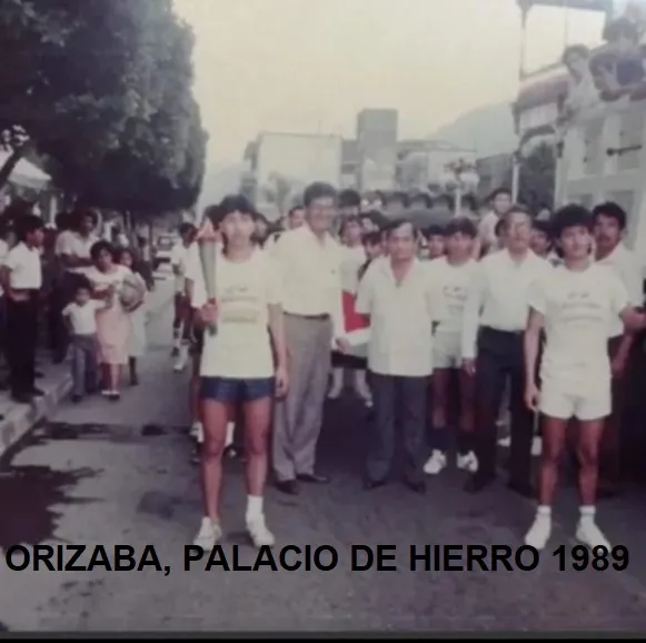 Salida del recorrido en Orizaba en 1989
